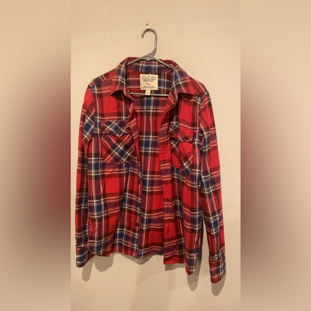 Who.A.U plaid shirt